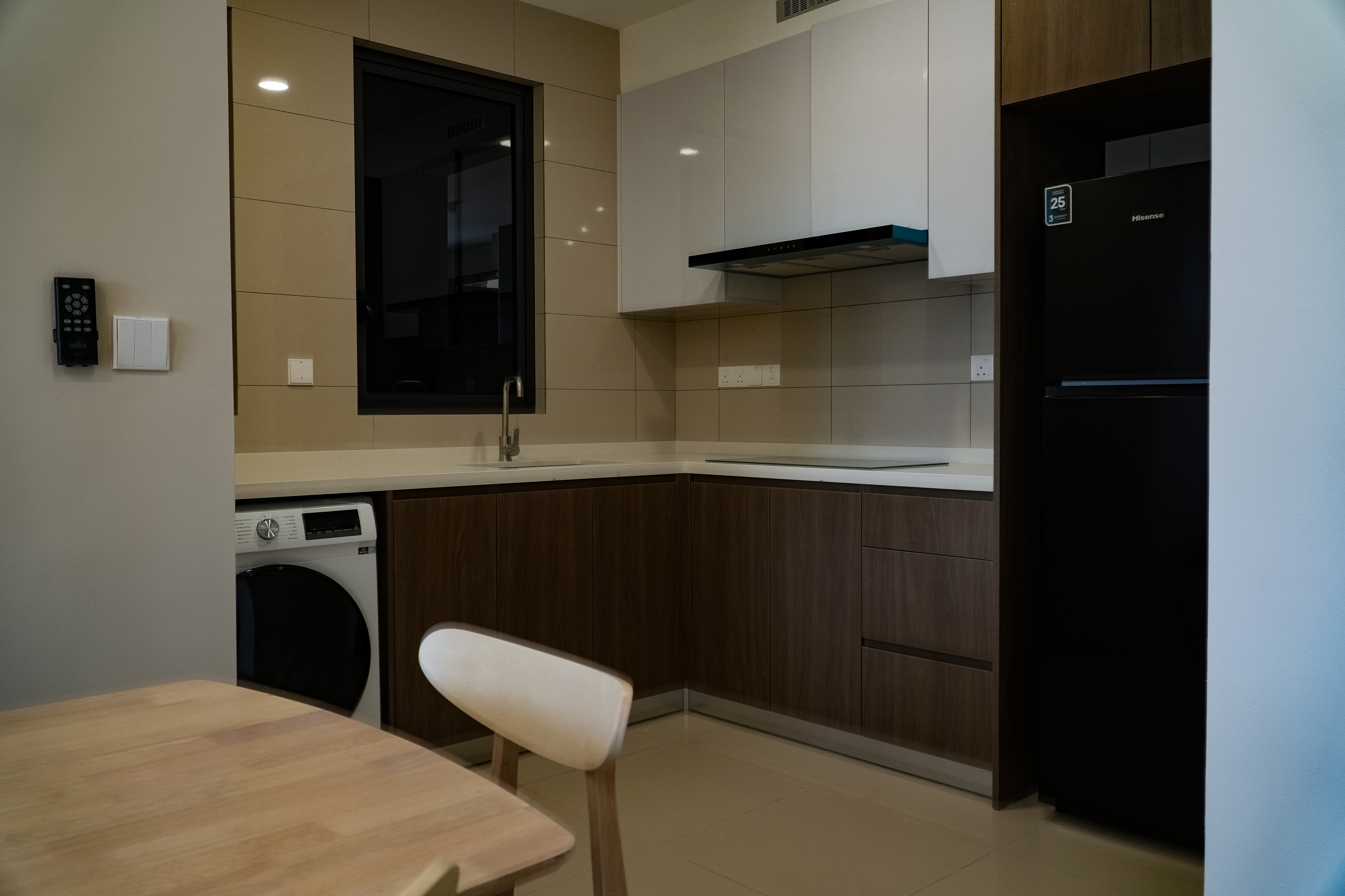 Rental kitchen setup
