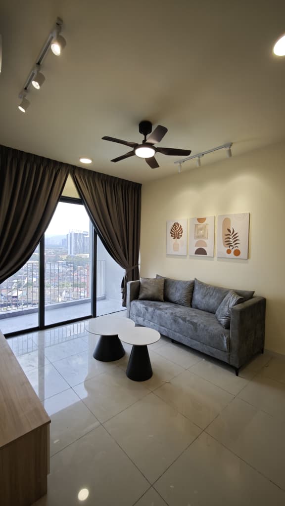 Rental living area setup